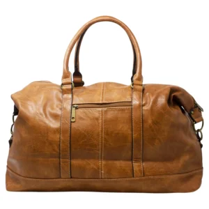 Baosha Faux Leather Gym Travel Holdall Weekender Duffel Bag
